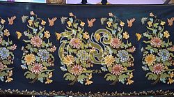 Batik tulis kontemporer buket Dahlia